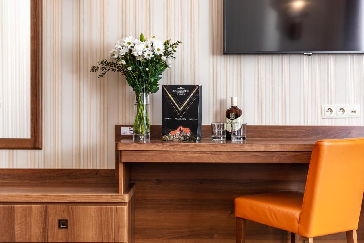 Dworek Morski Spa & Wellness 미엘노 외부 사진